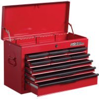 Hilka Heavy Duty Tool Chest with 270 Piece Mechanics Tool Kit – Red