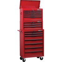 Hilka Heavy Duty 19 Drawer Mobile Combination Unit – Red