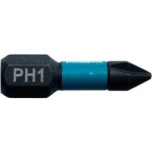 Makita B-63600 Impact Black Screwdriver Bit PH1 - 25mm - Pack of 2
