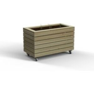 Linear Planter - Double with Wheels Home Delivery
