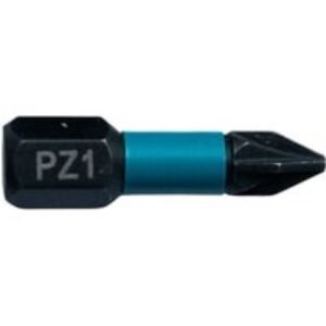 Makita B-63638 Impact Black Screwdriver Bit PZ1 - 25mm Pack of 2