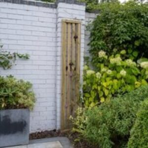 1.8m x 0.3m Pressure Treated Vertical Slatted Screen - Pack of 5 Home Delivery