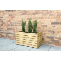 Forest Garden Linear Double Planter 440 x 800 x 400mm