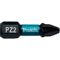 Makita B-63753 Impact Black Screwdriver Bit PZ2 – 50mm – Pack of 2