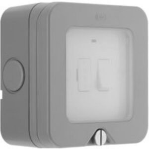 Masterplug 13A Exterior Switched Fused Unit - Grey