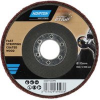 Norton Rapid Strip Non Woven Sanding Disc for Paint and Varnish – 115mm