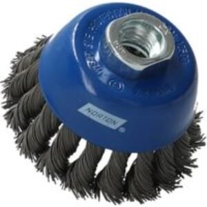 Norton Expert Twisted Wire Cup Brush - 75mm