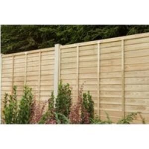 1830 x 1680 Brown Pressure Treated Superlap Fence Panel Pack of 4 Home Delivery