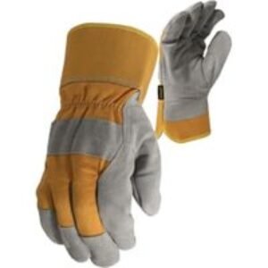 Stanley SY780L Thinsulate Lined Thermal Winter Rigger Grey & Yellow Glove - Size L