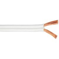 79 Strand Figure 8 Twin White Speaker Wire – 0.2mm² – 25m