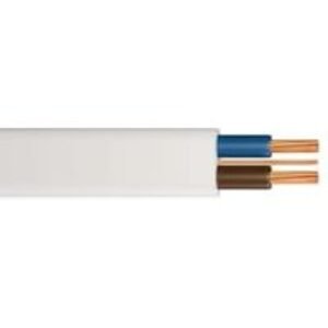 Twin & Earth 6242B White Low Smoke Zero Halogen Cable - 1.5mm² - 50m