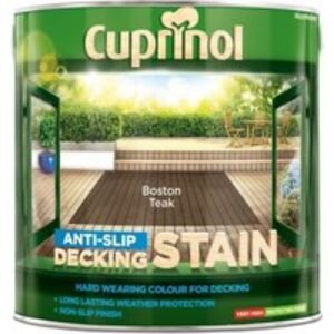 Cuprinol Anti-Slip Decking Stain 2.5L Boston Teak