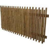 1830 x 900mm Pressure Treated Contemporary Picket Fence Panel Pack of 3 Home Delivery
