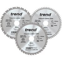 Trend CSB/190/3PK Craft Pro 90 x 30mm Mixed Saw Blade – Triple Pack