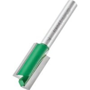 Trend C021X1/4TC 1/4" Two Flute Compact Laminate Worktop Cutter, in, Steel, Size: 12.7x25.4mm