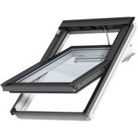 VELUX INTEGRA GGL CK06 207021U White Painted Electric Centre Pivot Roof Window – 550 x 1180mm