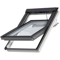 VELUX INTEGRA GGL CK04 207030 White Painted Solar Centre Pivot Roof Window – 550 x 980mm