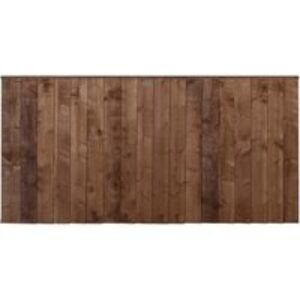 6ft x 3ft 1.83m x 0.91m Pressure Treated Brown Closeboard Fence Panel