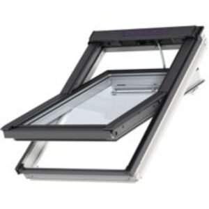 VELUX INTEGRA GGL UK08 207030 White Painted Solar Centre Pivot Roof Window - 1340 x 1400mm