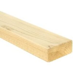 Wickes FSC Certified Yellow Studwork CLS Untreated Timber Wood - 38x89x2400mm