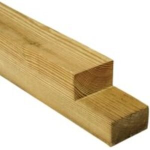 Wickes Pine Easy Deck Bearer - 70 x 70 x 3000mm