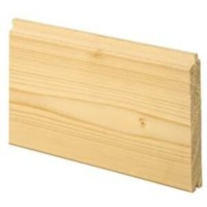Wickes V-jointed General Purpose Spruce Cladding - 14 x 94 x 3000mm - Pack of 4