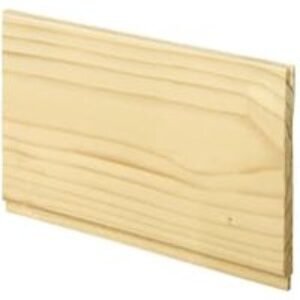 Wickes V-jointed Traditional Softwood Cladding - 8 x 94 x 2400mm