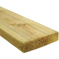 Wickes Treated Kiln Dried C16 Timber – 45 x 195 x 3600mm