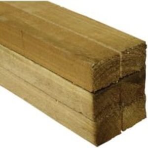Wickes Treated Sawn Timber - 47 x 47 x 3000mm - Pack of 6