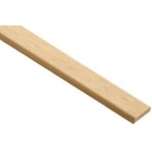 Wickes Light Hardwood D-shape Moulding - 25 x 6 x 2400mm