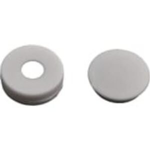 Wickes Screw Cover Gauge Caps - White 13mm Pack of 10