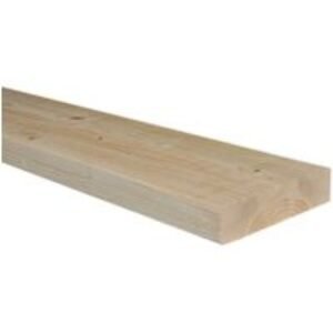 Wickes Sawn Kiln Dried C16 Timber - 45 x 195 x 4800mm
