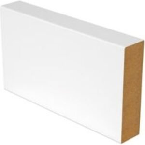 Wickes Square Edge Primed MDF Skirting - 18 x 94 x 2400mm
