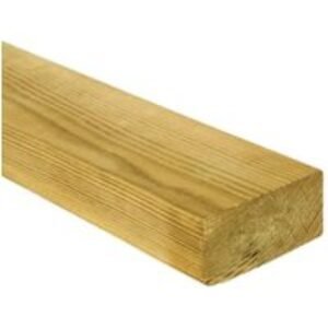 Wickes Kiln Dried Yellow Pressure Treated C16 Timber Spruce - 45x95x2400mm