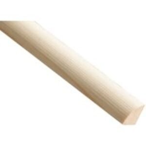 Wickes Pine Quadrant Moulding - 18 x 18 x 2400mm
