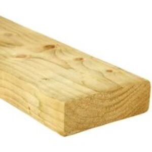 Wickes Treated Kiln Dried C16 Timber - 45 x 145 x 3600mm