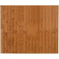 6ft x 5ft 1.83m x 1.52m Closeboard Fence Panel