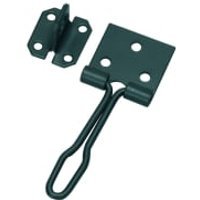 Wickes Door Hasp & Staple Wire – Black 112mm