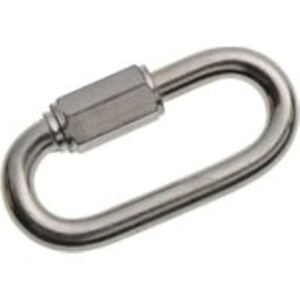 Wickes Bright Zinc Plated Quick Repair Link - 8mm - Pack 2