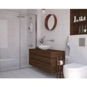 Wickes York White Ceramic Wall & Floor Tile 300 x 300mm