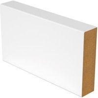 Wickes Square Edge Primed MDF Skirting – 18 x 144 x 3660mm