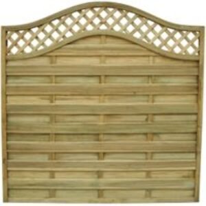 Europa Prague Pressure Treated Fence Panel 1800mm x 1800mm - 6 ft x 6 ft