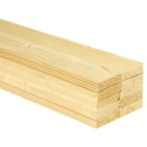 Wickes Kiln Dried White Whitewood Untreated PSE Timber - 12x44x2400mm - Pack of 10