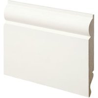 Wickes Dual Purpose Torus / Ogee Primed MDF Skirting – 18 x 119 x 2400mm – Pack of 4