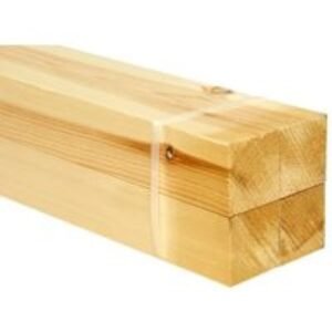 Wickes Redwood PSE Timber - 44 x 44 x 2400mm - Pack of 4
