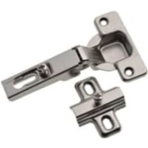 110 Degree Slide On Cabinet Hinge Nickel Plated 35mm - Pack of 6