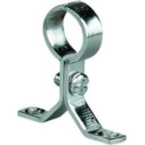 Primaflow Chrome Effect Stand Off Pipe Clips - 15mm Pack Of 2
