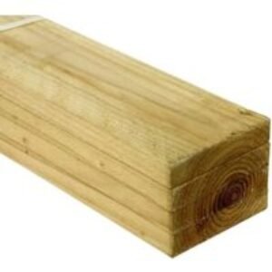 Wickes Treated Sawn Timber - 22 x 100 x 1800mm - Pack of 4