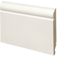 Wickes Dual Purpose Torus / Ogee Primed MDF Skirting – 18 x 144 x 3660mm – Pack of 2