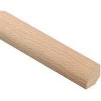Wickes White Oak Quadrant Moulding – 12 x 12 x 2400mm